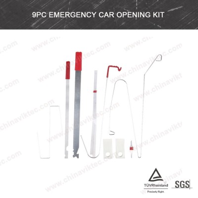 Automotive tools 9pc Emergency Car Opening Kit for all cars (VT01154)