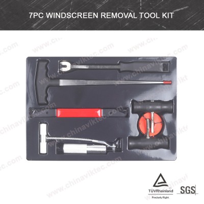 7pc Windscreen Glass Removal Set Car Removal Tool Kit (VT01107)