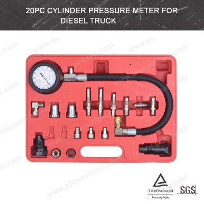 20pc China supplier Compression Tester Kit Cylinder Pressure Meter /auto diagnostic tool for all cars(VT01051)